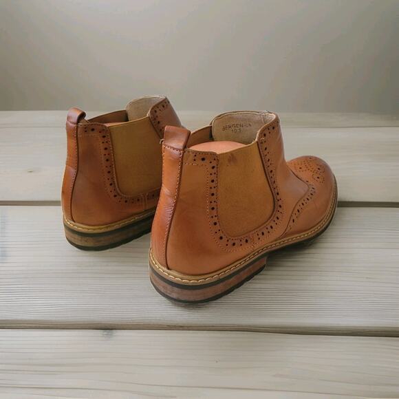 Bruno Marc Men's Urban Brown Leather Ankle Boots Size 10.5 New w/o Box See Desc - Picture 2 of 11